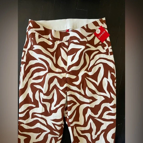 SPANX Polished Ankle Print Pants size M - Picture 4 of 11